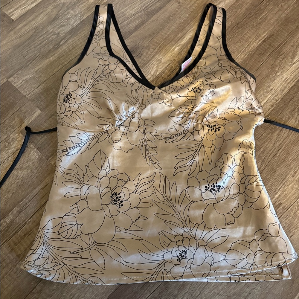 black and gold tank top